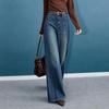 Demana High-Waist Wide-Leg Schlagjeans für Damen