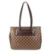 N51123 Damier Parioli PM Tote Bag Shoulder Bag Canvas Ebene Brown