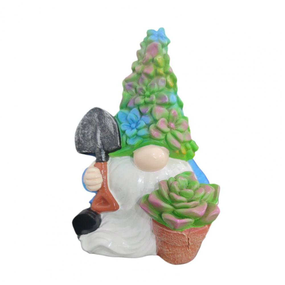 

Succulents Hat Gnome Statue Flowerpot Gardening Dwarf Figurine Scuplture Indoor Outdoor Garden Home Office Decor Ornament XXL