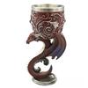 Cupa Medievală 3D Mitologie Dragon Roșu 2023 - Pahar de Vin Personalizat pentru Cupluri