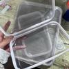 3pcs Transparent Zippered Storage Organizer Set Hard Plastic Bags Travel-Friendly Organizer for Cosmetics Crafts Office Supplies
