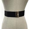 Damen Breiter Elastischer Gürtel mit Metallschnalle - Verstellbarer Einziehbarer Kleidergürtel, Geeignet für Hochzeiten, Partys, Plus Size Gürtel, Damenkleidergürtel