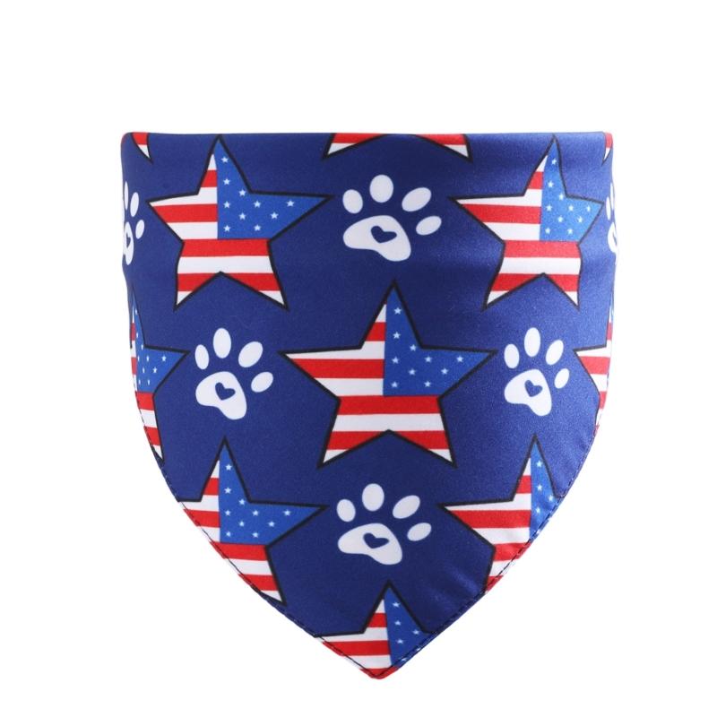 Dog Cats Neckerchief Collar Scarf Saliva Towel Pet Julycostume Accessories Dog Bandanas Soft Triangular Bibs