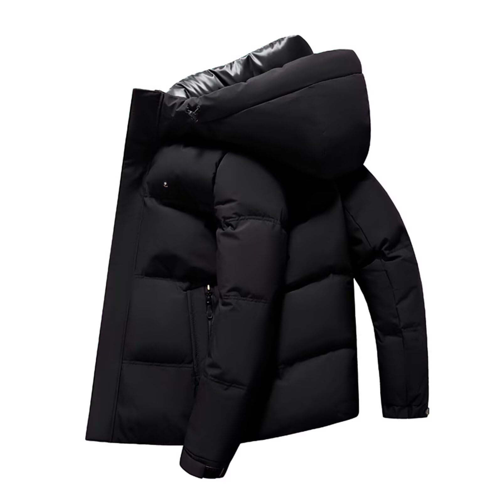 

Vasarhely Пуховик Наполнитель 650 Белый Гусиный Ветрозащитный и Уличный Черный Мужской Сверхтеплый Пуховик, Средней Длины, Power, 90% Пух, Водонепроницаемый, С Капюшоном, Повседневный, чёрный