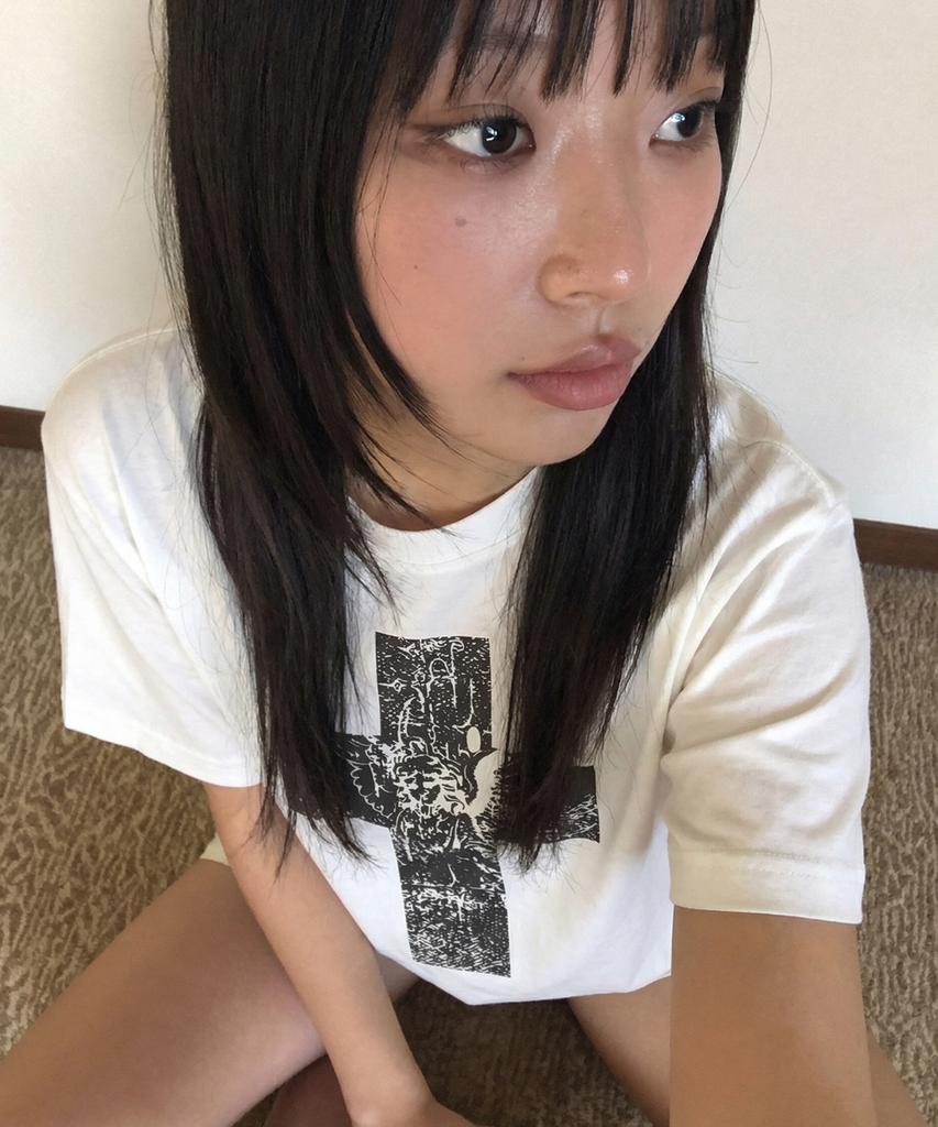 GRAVER [Unisex]Angel Cross Short Sleeve T-Shirt_3Color
