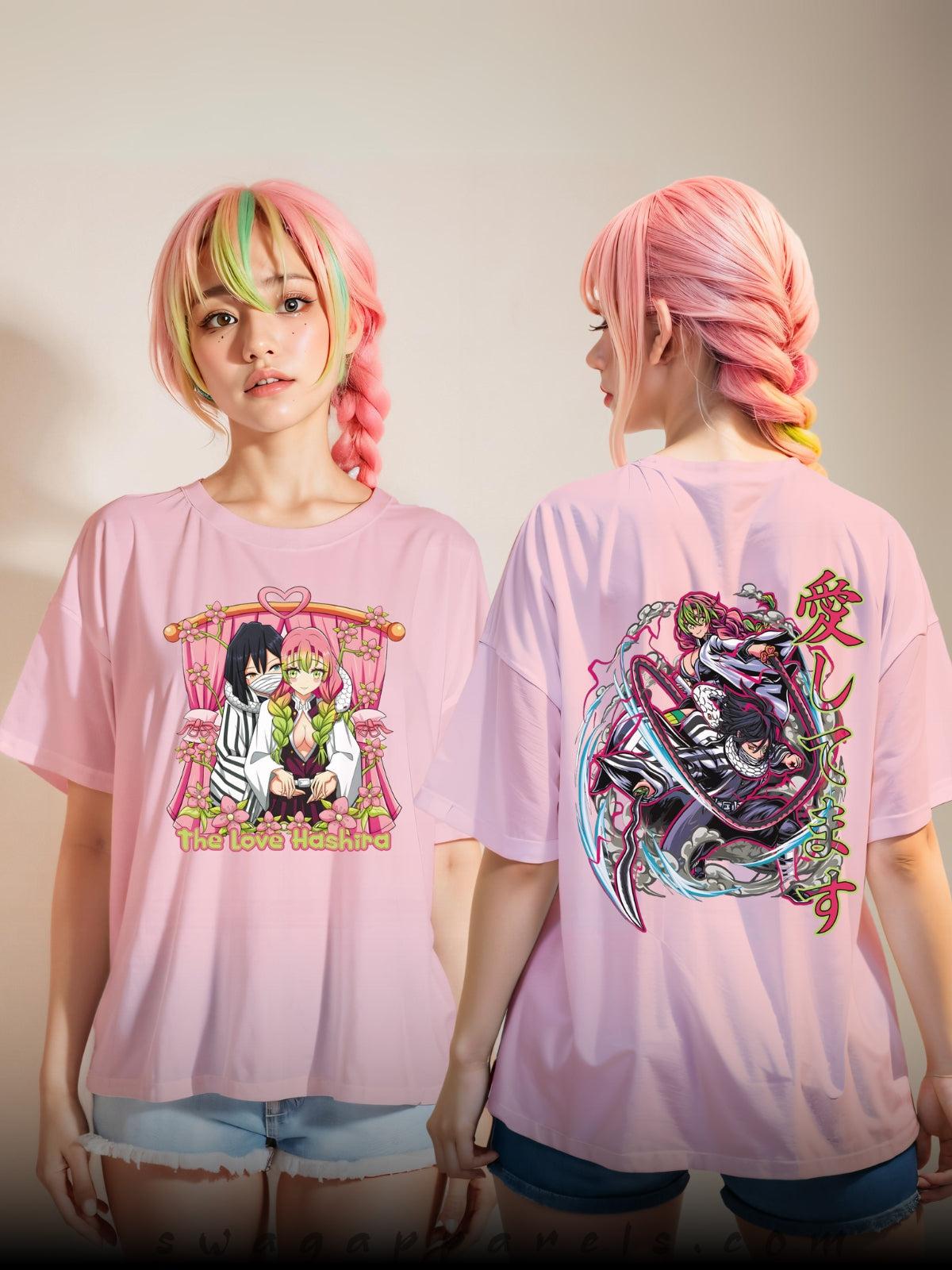 

Summer 2026 Demon Slayer Miuri Kamrudara Ikuro Kobane Main Image 100 Cotton Print Loose Tshirt Malefemale Top Y2k S