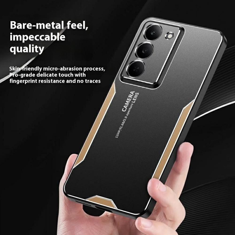 Pro Realme 14x 5G/V60 Pro 5G Pouzdro Hliníková slitina TPU PC Kryt zadní strany telefonu