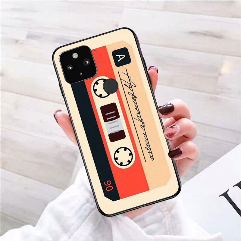 

Cassette tape Battery Phone Case for Google Pixel 10 9 Pro XL 9A 8 7 6 Pro Pixel 8A 7A 6A Pixel 8 7 6 5 Google Pixel 6 Pro