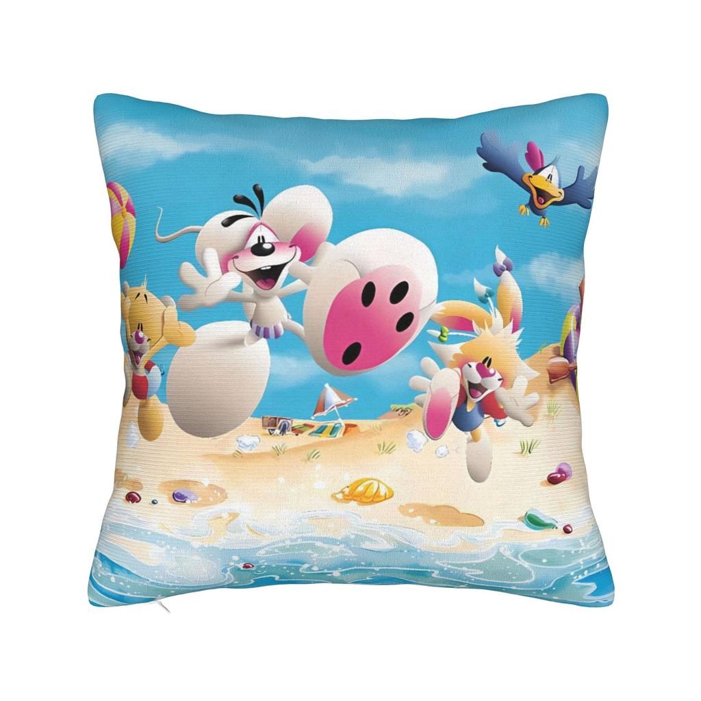Good Night Diddl Pillow Cover  Comfy Cushion Cover Funny Pillow Case For Living Room Sofa
