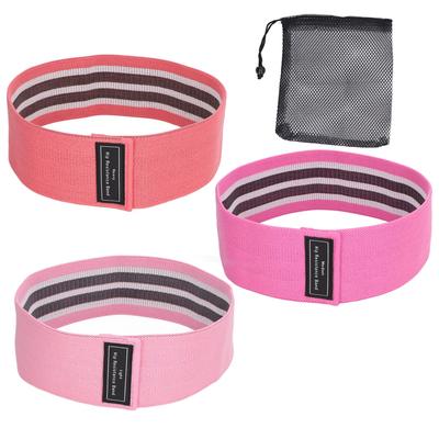 3PCS Faixas de Resistência Elásticas Alta Força de Tração Faixa de Exercício para Pernas Glúteos para Agachamento Quadril