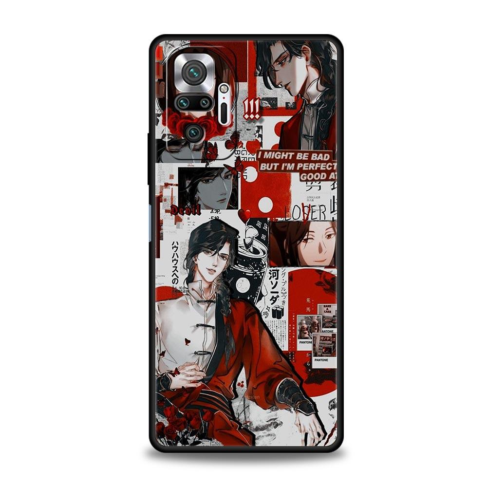 Heaven Official's Blessing Phone Case For Xiaomi Redmi Note 13 12 5G 11 10 Pro Plus 4G 9S 9 8 7 9T 13C 12C 10C 9C 9A Soft Cover