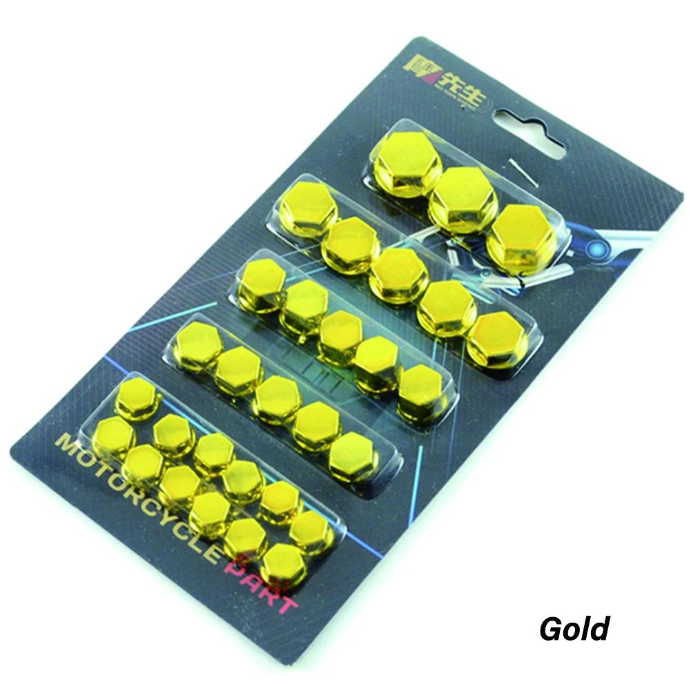 

30 шт. декоративная гайка для моделирования мотоцикла, колпачок для винта для Kawasaki Z125 Z250 Z300 Z750 Z800 Z900 Z1000 ER-6N, универсальная
