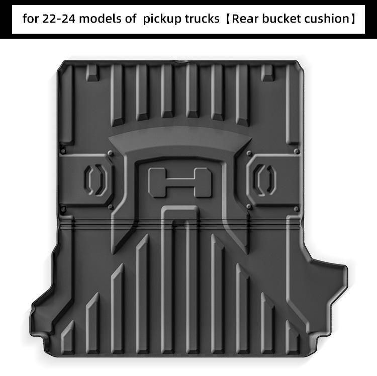Rear Bed TPE Mat & Seat Back Cushion for 22-24 Hummer Trucks