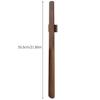 55.5cm Zelkova Wood Magnetic Shoe Horn – No-Bend Light Luxury Shoe Lifter for Elderly & Pregnant, Space-Saving Entryway Aid