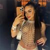 Sex02 Sexy Exaggerated Pearl Fringe Body Jewelry Engagement New Trendy Hot Fashion Luxury Street Style Bra Top Necklace for Gift