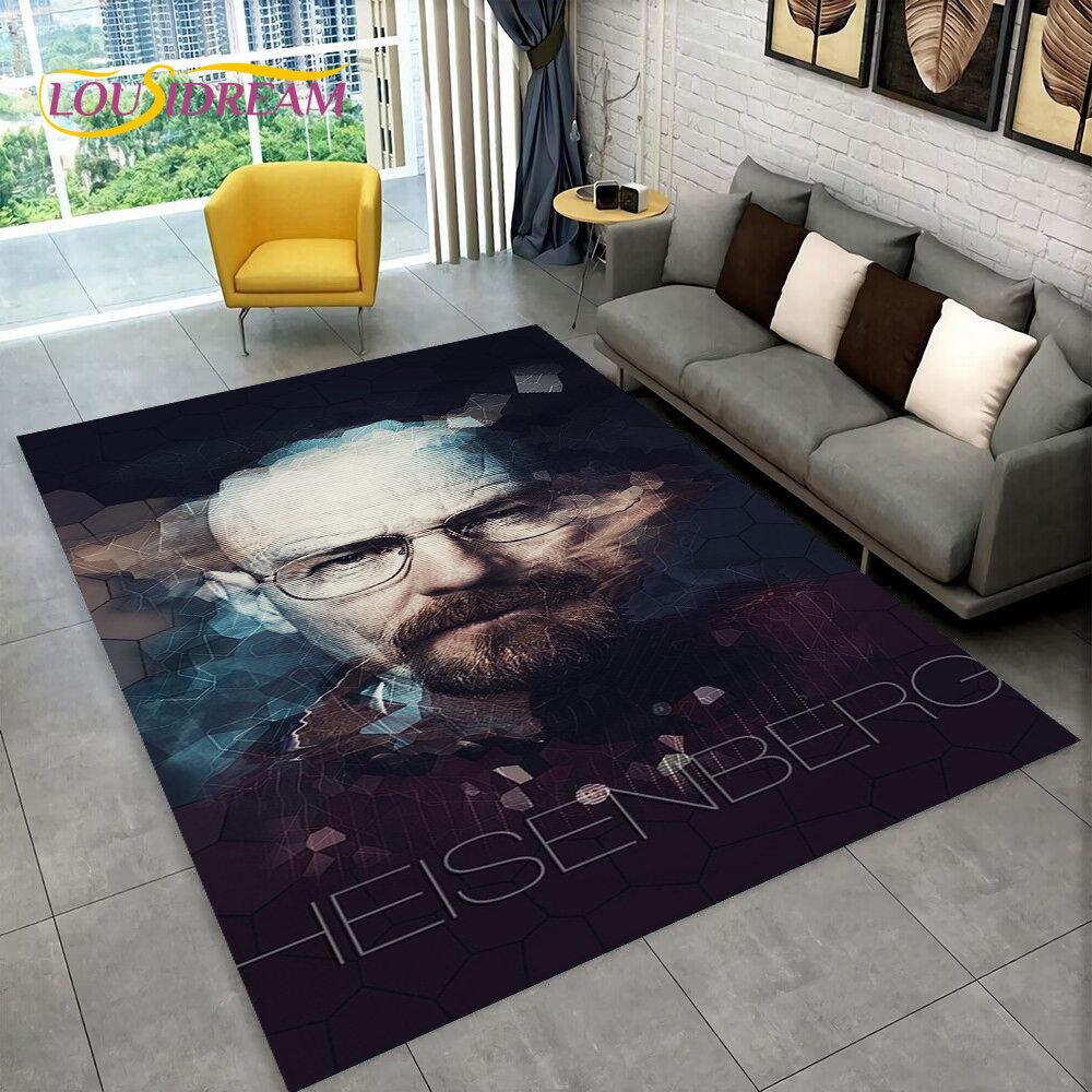 Breaking Bad Walter Hartwell Area Rug,Carpet Rug for Home Living Room Bedroom Sofa Doormat Decor,kids Play Non-slip Floor Mat 3D