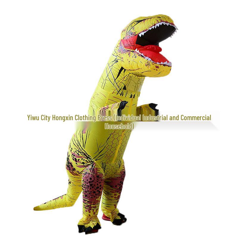 Aufblasbares T-Rex Dinosaurier Halloween Kostüm für Cosplay