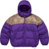 Supreme FW25 WEEK7 Leather Yoke Puffer Jacket Unisex SUP-FW25-076