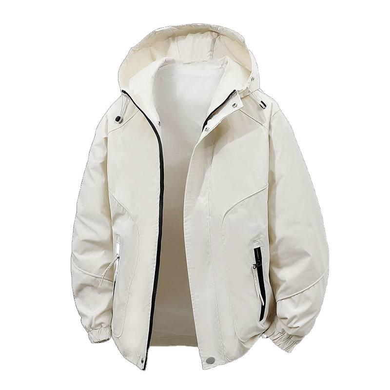 Hooded Autumn and Winter Men's Korean Version Slim-fitting Youth Versatile Outdoor Casual Versatile Top Jacket