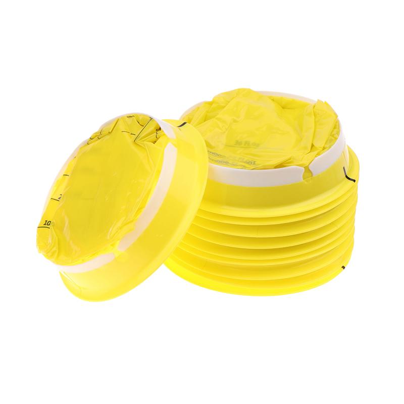 1/5/10Pcs 1000Ml Clean Eco-Friendly Plastic Bag Disposable Travel Car Airplane Motion Sickness Nausea Vomit Cleaning Bag as the picture