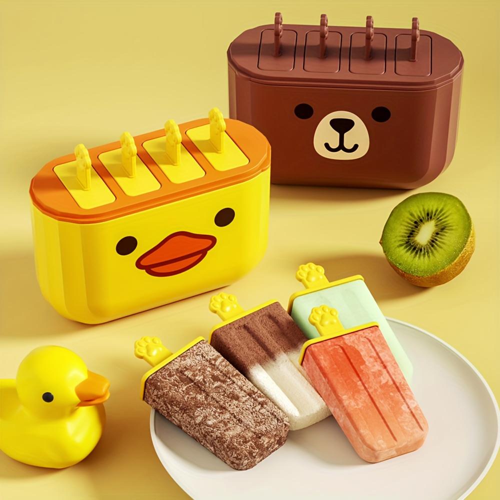 

2 шт. Форма для мороженого для дома, Форма для эскимо из пищевого ПП-материала для домашних замороженных угощений, Быстросъемная/Отсекная конструкция