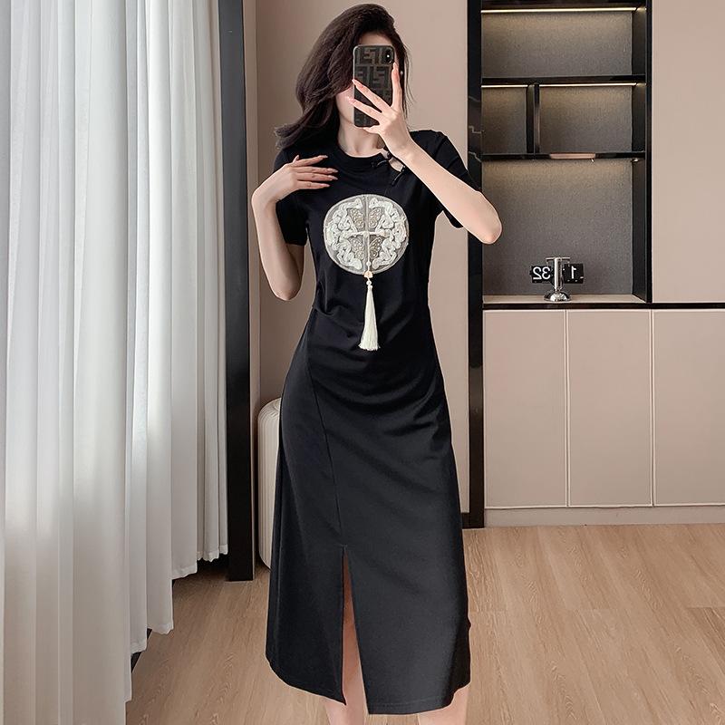 

Женское платье в китайском стиле Тан Костюм Ханфу Ципао Платье Элегантное платье