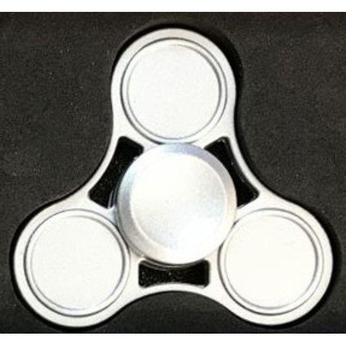 Silver-grey Metal Hand Spinner with Its Case