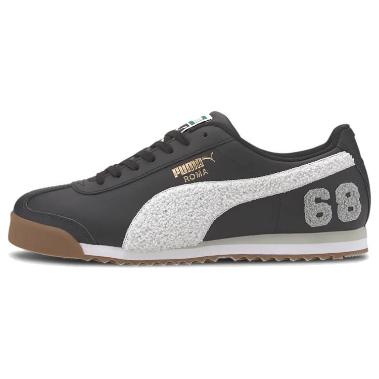 PUMA Roma 68 Lux Varsity Black White Men s 371598-01 EU 39