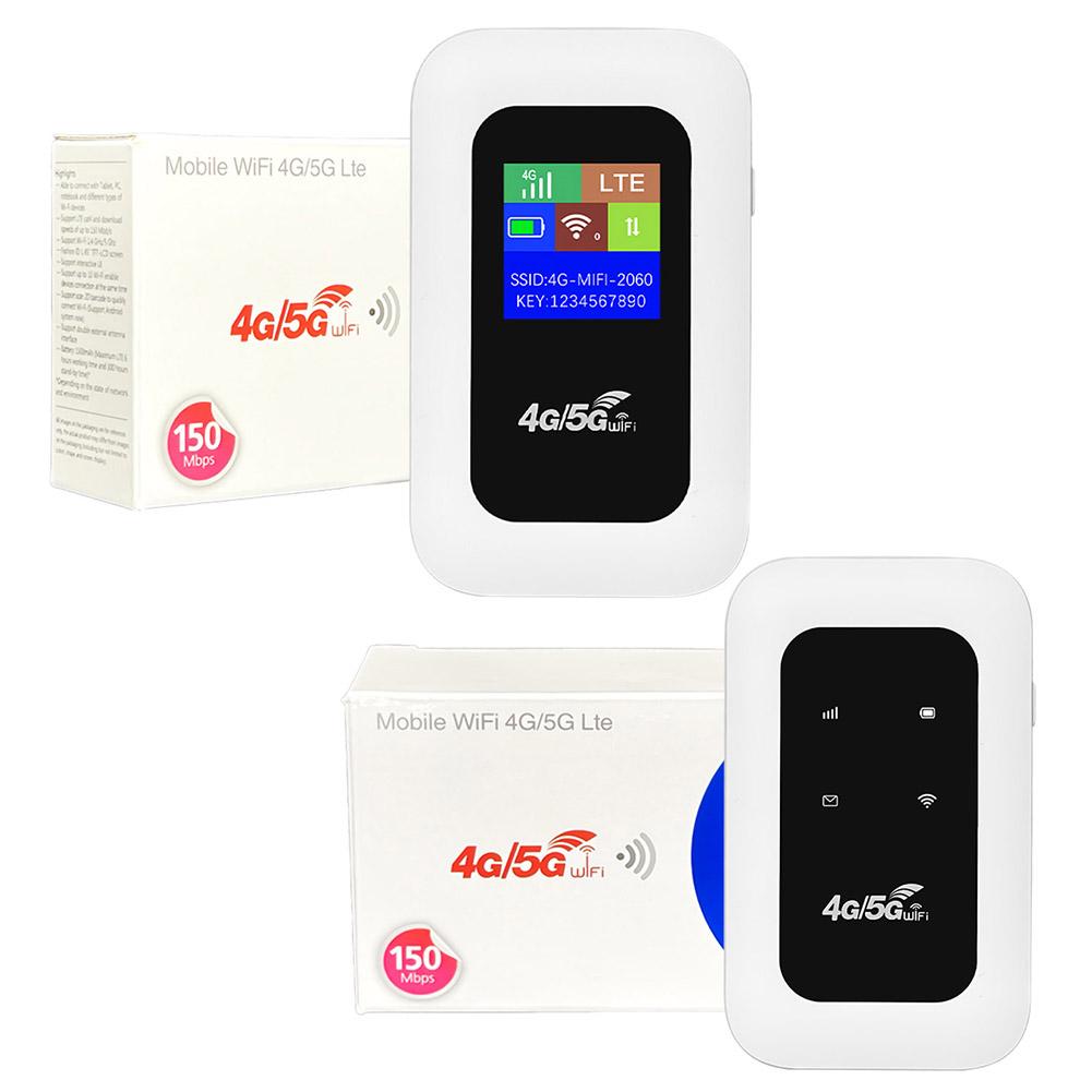4G LTE Mobile WiFi Router with SIM Card Slot 150Mbps Pocket Wifi Hotspot 2100mAh Portable WiFi Router for Home Office RV Camping