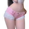 Street Shooting Frayed Denim Shorts Lace Ultra Low Waist Sexy Hot Trousers Thin Female Hundred Super Short Trousers