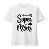 Womens Super Mom Hero Mother Family T Shirt Black 2XL Vintage Washed Soft Fashion Comfortable Graphic Casual Stylish Slightly