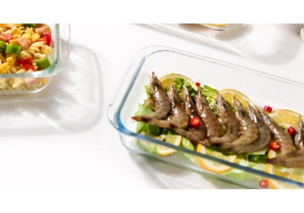 High-Temperature Resistant Rectangular Borosilicate Glass Baking Dish
