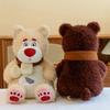 Little Fish Pocket Bear Plush Toy Children's Sleeping Pillow Cover Dolls Exchange Scarf Bear Car Ornaments