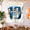 Football Messi Custom Tapestry Aesthetic Wall Tapestry Soft Durable Fabric Ideal for Gift Wrapping Multi-purpose for All Occasions