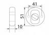 Round PLT-24Z Sign, Brushed Nickel