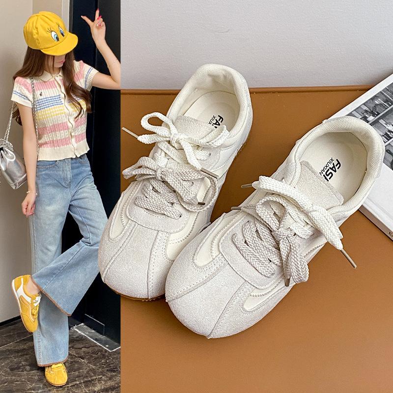 Dexun Shoes Women's 2025 Summer New Inner Height Increase Casual Sports Board Shoes Fashion Versatile Student Ugly Forrest Gump Shoes