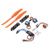 RC Aircraft Accessories Kit A2212 1400KV Brushless Motor 30A ESC SG90 Micro Servo 8060 Propeller Set for RC Airplane