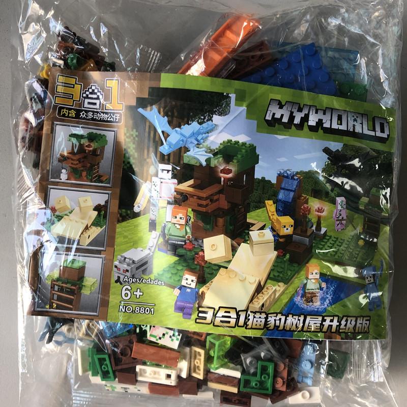 Compatible Lego Mirage Ninja Iron Puppet Tree House Building Block Boys Children Educational Toys Gifts