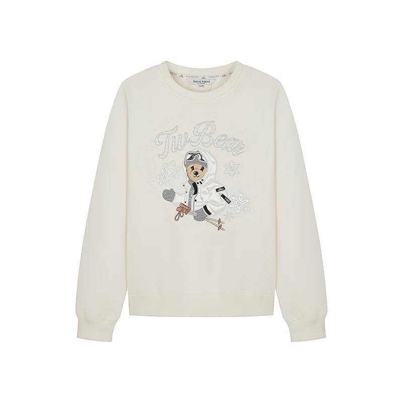Teenie Weenie Women's Embroidered Bear Sweatshirt
