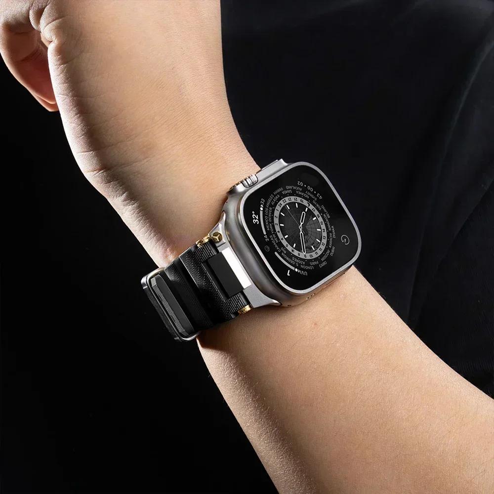 Silicone Watch Strap for Apple Watch Ultra 2 Band 49mm Sport Bracelet for Iwatch 10 46mm 9 8 7 6 Se 5 44mm 45mm Correa Wristband