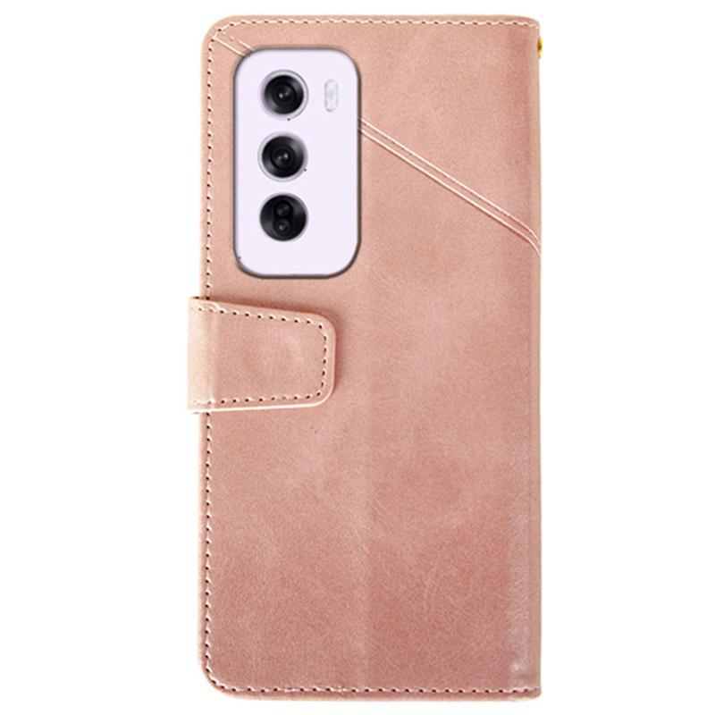 For Oppo Reno12 5G (Global) Wallet Phone Case Calf Texture Stand Leather Cover