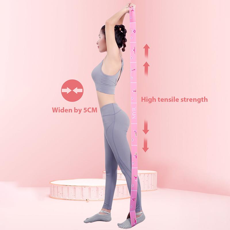 11 mřížkových vícesegmentových odporových pásů pro jógu, začátečníky, tanec, pilates, pomocný protahovací pás pro dospělé, latinskoamerický trénink, elastické pásy
