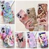 For Xiaomi Poco M7 Pro 5G X7 Pro Back Cover Girly Fashion Flower Butterfly Painting Soft TPU Clear Fundas PocoM7 Pro X7Pro Case