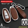 Zinc Alloy+ Leather Car Key Case Cover For Suzuki Baleno Ciaz Ertiga Ignis Kizashi Sx4 S-Cross Swift Vitars 2 3 Buttons Remote