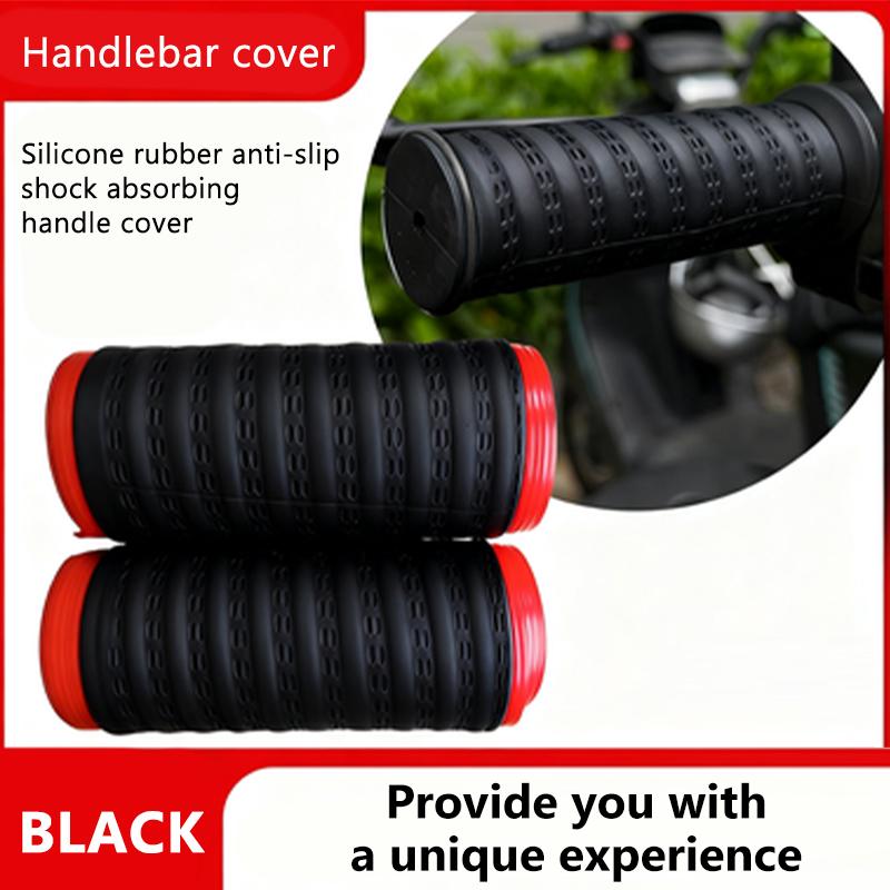 SEAMETAL Motorrad Silikon Lenkerabdeckung Universal Selbstschrumpfend Rutschfest Antivibration Motorrad Griffabdeckungen Hülle Schutz