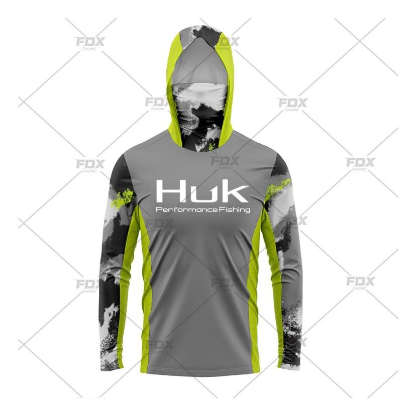 Costum de pescuit cu mânecă lungă din mătase de gheață UPF50 hanorac cu prosop pentru față uscare rapidă respirabil protecție solară tricou subțire LOGO personalizat