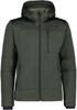 CMP Men's Mottled Softshell Jacket with Detachable Hood (3A01787N-M)