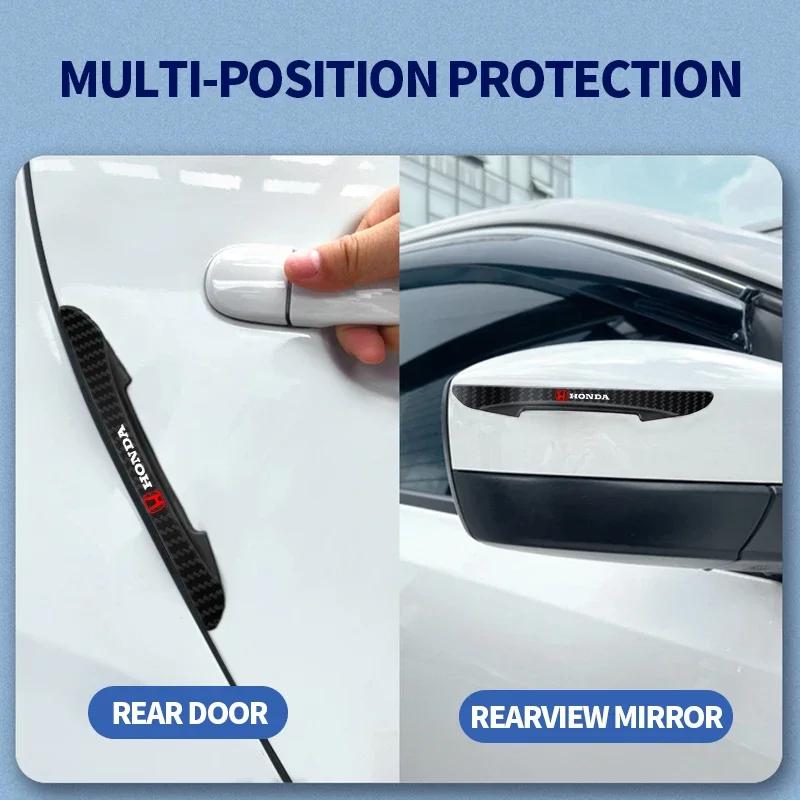 4pcs Car Body Protector Sticker Anti-Collision Protective Strip For Honda Civic Fit Jazz Accord Pilot CRV Odyssey Passport City