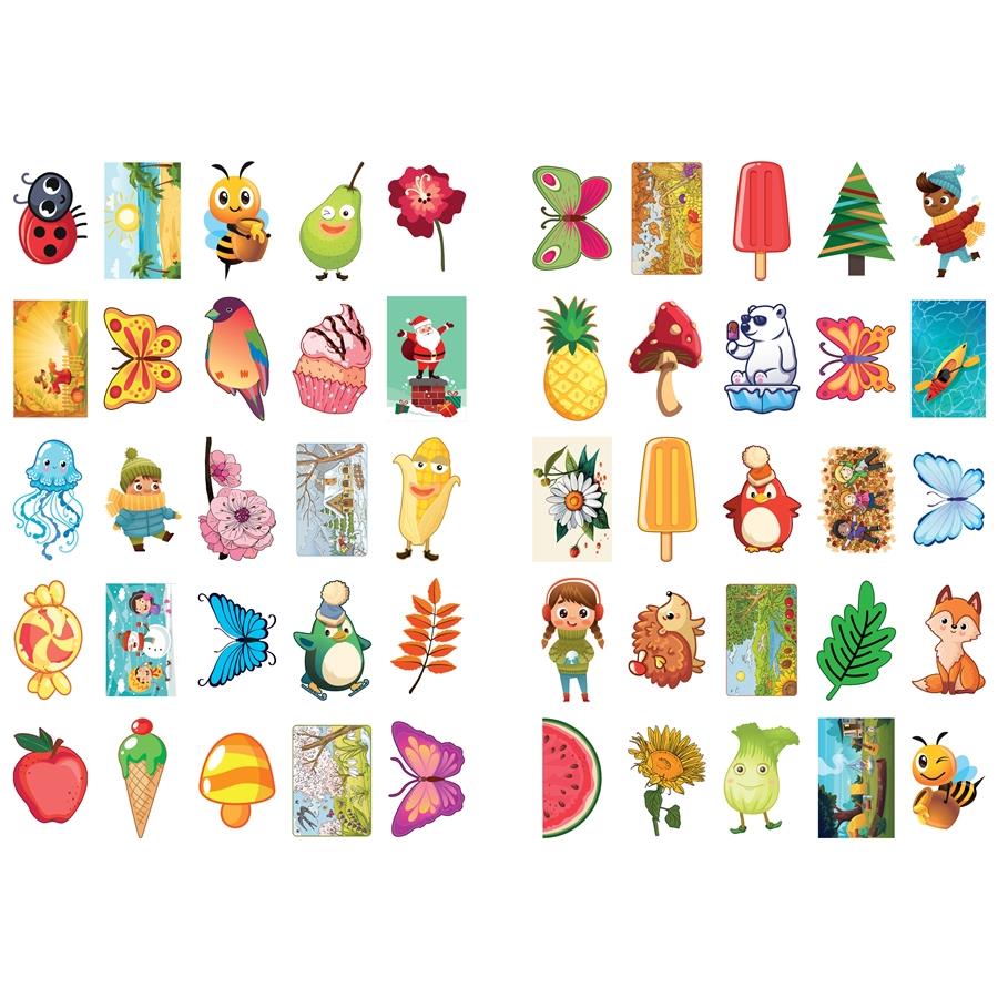 100+ Coloring Pages of Seasons Coloring Books For Children Educational Booklet