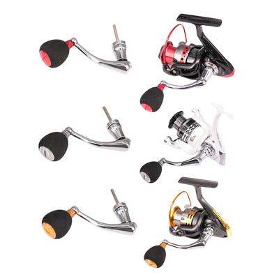 Angelrolle Griff Powergriff Baitcasting Metallknauf Jigging Griffaufsätze Ersatzteilset für Angelrolle